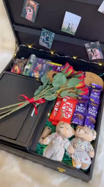 Load image into Gallery viewer, Premium Chocolate & Teddy Gift Hamper – Assorted Chocolates | Perfect for Gifting 🎁