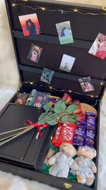 Load image into Gallery viewer, Premium Chocolate & Teddy Gift Hamper – Assorted Chocolates | Perfect for Gifting 🎁