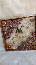 Load image into Gallery viewer, Preserve Your Wedding Date as a Beautiful Handcrafted Memory