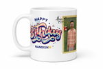 Load image into Gallery viewer, Personalized Birthday Photo Mug – Custom Name & Picture Printed Coffee Cup