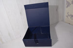 Load image into Gallery viewer, Premium Blue Gift Hamper Box | Elegant Magnetic Closure Gift Box for Luxury Packaging