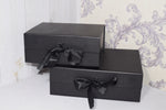 Load image into Gallery viewer, Premium Black Gift Hamper Box | Elegant Magnetic Closure Gift Box for Luxury Packaging