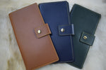 Load image into Gallery viewer, Premium Leather Long Wallet for Women | Stylish Clutch Wallet with Card Slots & Button Closure