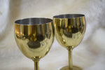 Load image into Gallery viewer, Premium Metal Wine Glass Set | Elegant Gold Finish Goblets for Parties, Gifting & Home Décor