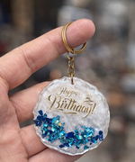 Load image into Gallery viewer, Handmade Resin Birthday Keychain | Personalized Gift Keyring for Birthday, Anniversary & Special Occasions