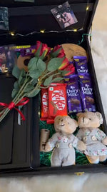 Load image into Gallery viewer, Premium Chocolate &amp; Teddy Gift Hamper – Assorted Chocolates | Perfect for Gifting 🎁