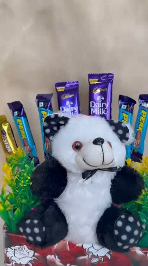 Premium Chocolate & Teddy Gift Hamper – Assorted Chocolates | Perfect for Gifting 🎁