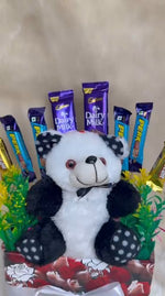 Load image into Gallery viewer, Premium Chocolate &amp; Teddy Gift Hamper – Assorted Chocolates | Perfect for Gifting 🎁