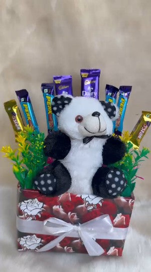 Premium Chocolate & Teddy Gift Hamper – Assorted Chocolates | Perfect for Gifting 🎁