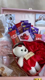 Load image into Gallery viewer, Premium Chocolate &amp; Teddy Gift Hamper – Assorted Chocolates | Perfect for Gifting 🎁