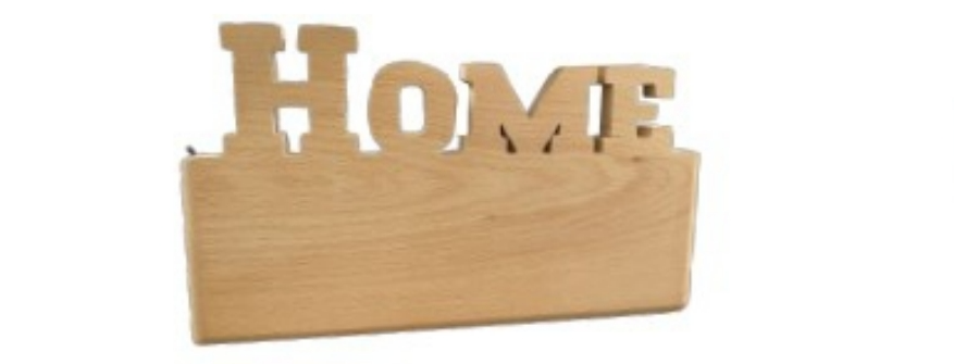 Custom Engraved Wooden Home Plaque with Photo & Message