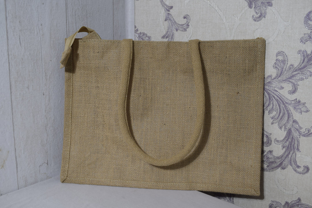 Premium Jute Gift Bag for Hampers | Eco-Friendly Hamper Carry Bag