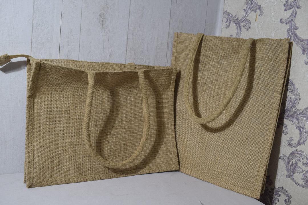 Premium Jute Gift Bag for Hampers | Eco-Friendly Hamper Carry Bag