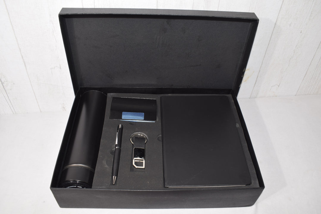 Premium Gift Set with Diary, Pen, Keychain, card Holder & Insulated Bottle | Corporate & Personalized Gift Combo