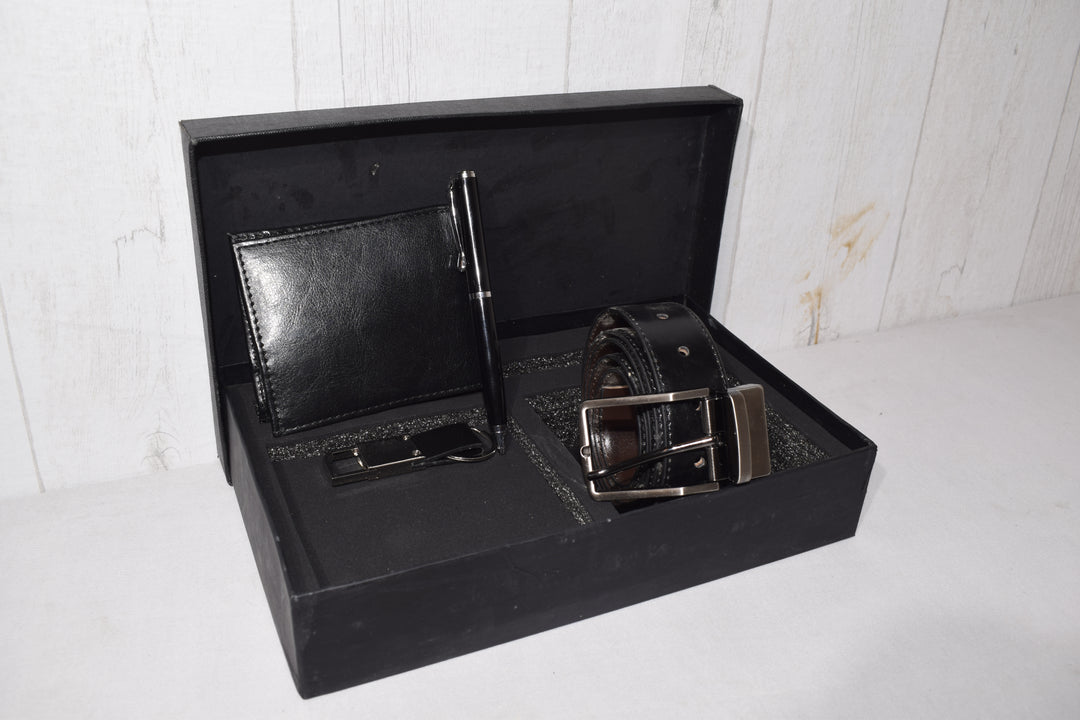 Premium Gift Set with Pen, Keychain, Purse & Belt | Corporate & Personalized Gift Combo