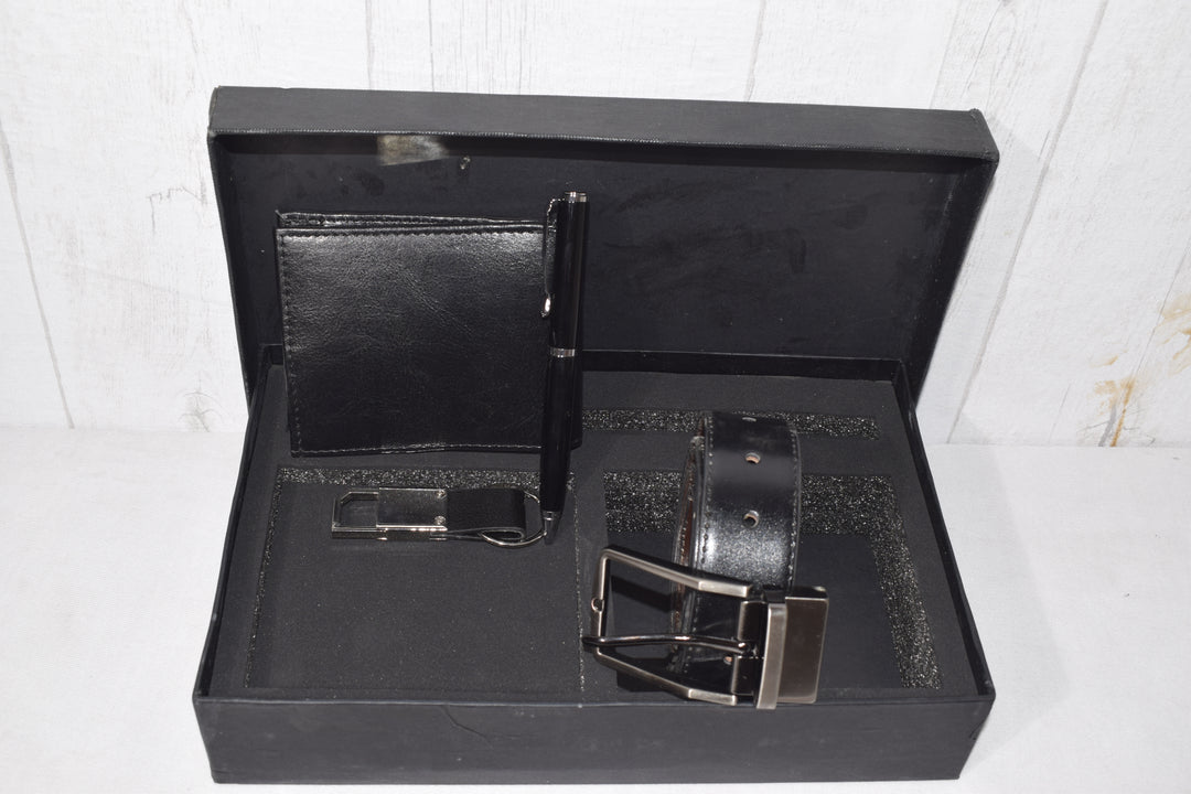 Premium Gift Set with Pen, Keychain, Purse & Belt | Corporate & Personalized Gift Combo