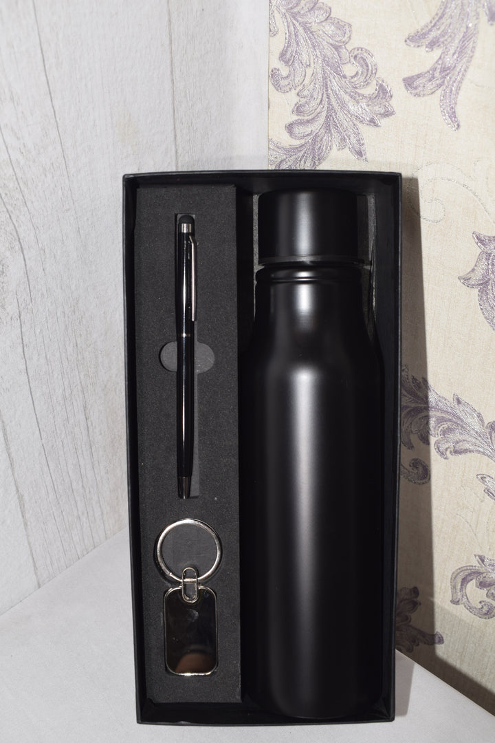 Premium Gift Set with Pen, Keychain & Bottle | Corporate & Personalized Gift Combo