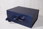 Load image into Gallery viewer, Premium Blue Gift Hamper Box | Elegant Magnetic Closure Gift Box for Luxury Packaging