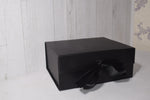 Load image into Gallery viewer, Premium Black Gift Hamper Box | Elegant Magnetic Closure Gift Box for Luxury Packaging