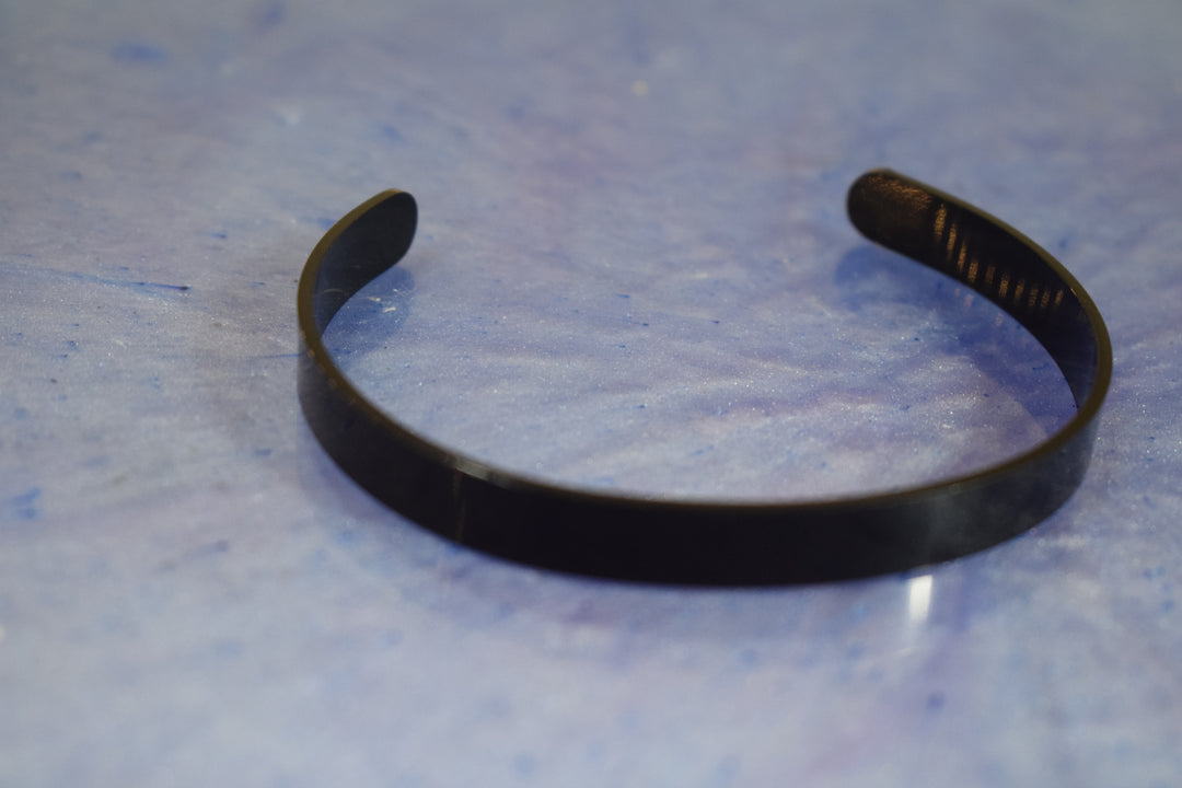 Men’s Premium Metal Bangle with Gold Finish | Custom Engraved Name Bracelet for Men