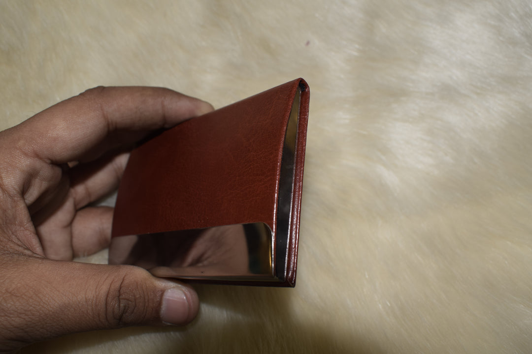 Premium Metal Card Holder with Personalized Name Engraving | Slim & Stylish Wallet for Men