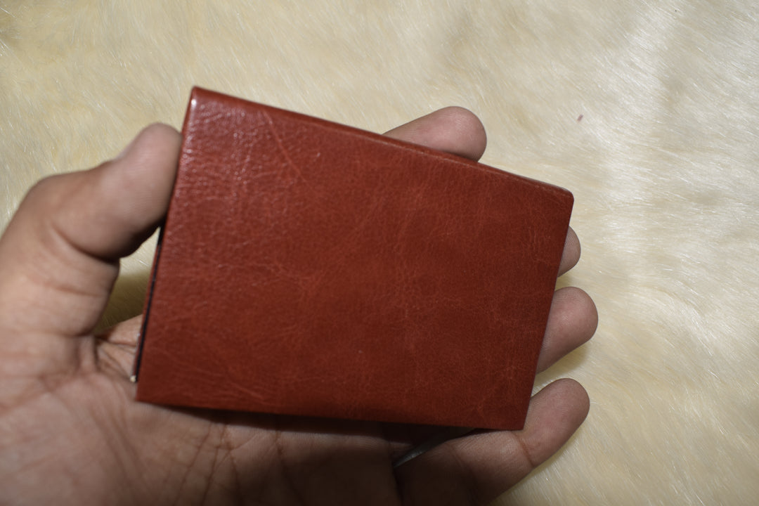 Premium Metal Card Holder with Personalized Name Engraving | Slim & Stylish Wallet for Men
