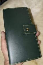 Load image into Gallery viewer, Premium Leather Long Wallet for Women | Stylish Clutch Wallet with Card Slots &amp; Button Closure