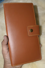 Load image into Gallery viewer, Premium Leather Long Wallet for Women | Stylish Clutch Wallet with Card Slots &amp; Button Closure