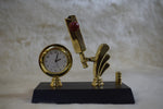 Load image into Gallery viewer, Premium Metal Pen Stand with Decorative Book Design | Elegant Desk Organizer for Office &amp; Home