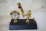 Load image into Gallery viewer, Premium Metal Pen Stand with Decorative Book Design | Elegant Desk Organizer for Office &amp; Home