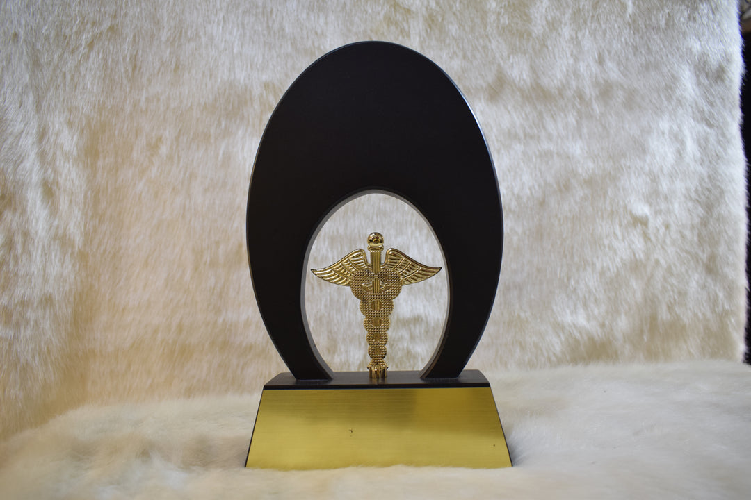 Premium Doctor Symbol Table Décor | Medical Emblem Showpiece for Clinic, Office & Desk