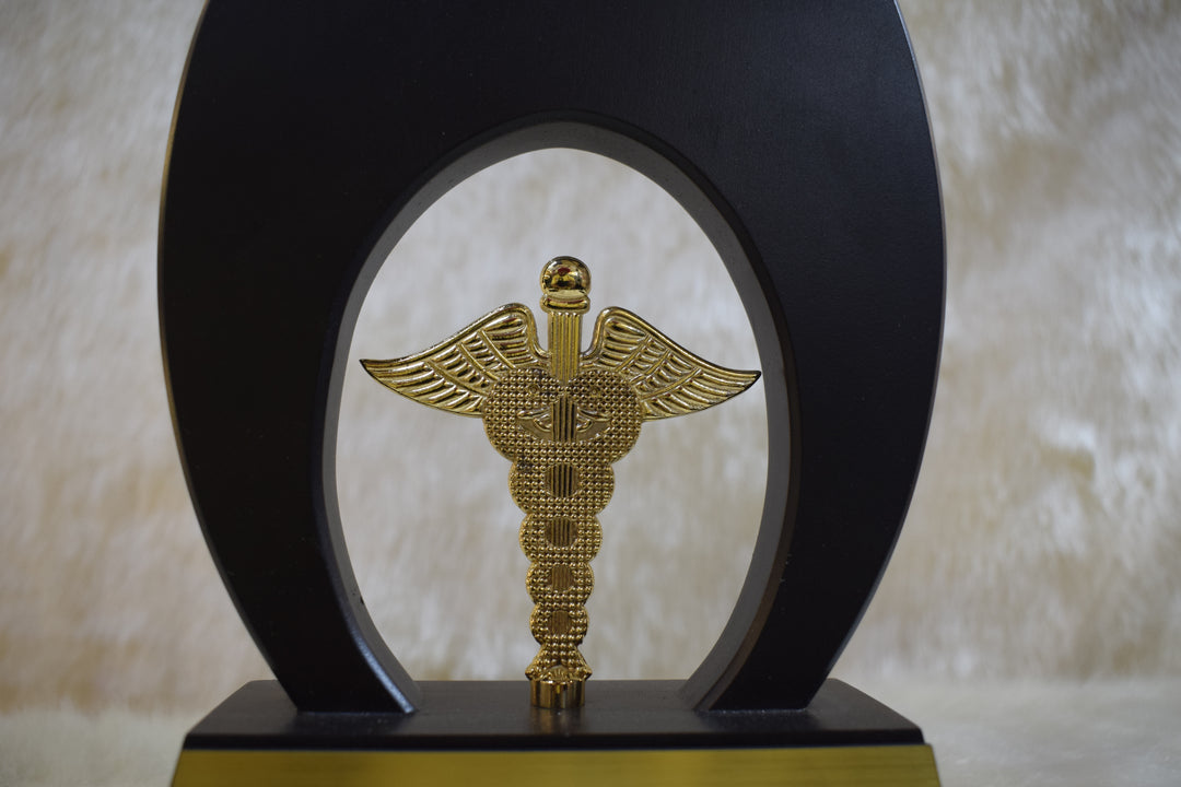 Premium Doctor Symbol Table Décor | Medical Emblem Showpiece for Clinic, Office & Desk