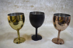 Load image into Gallery viewer, Premium Metal Wine Glass Set | Elegant Gold Finish Goblets for Parties, Gifting &amp; Home Décor