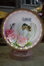 Load image into Gallery viewer, Magical LED Mirror Photo Frame | Personalized Photo Light Frame Gift
