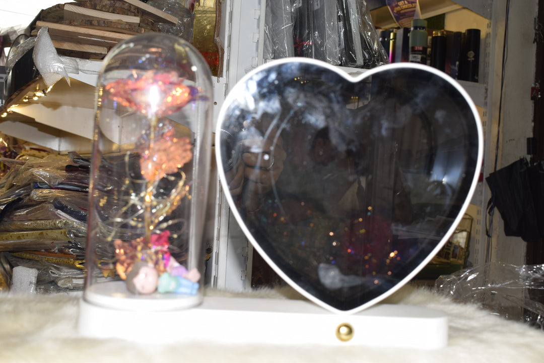 Magical LED Mirror Photo Frame | Personalized Photo Light Frame Gift