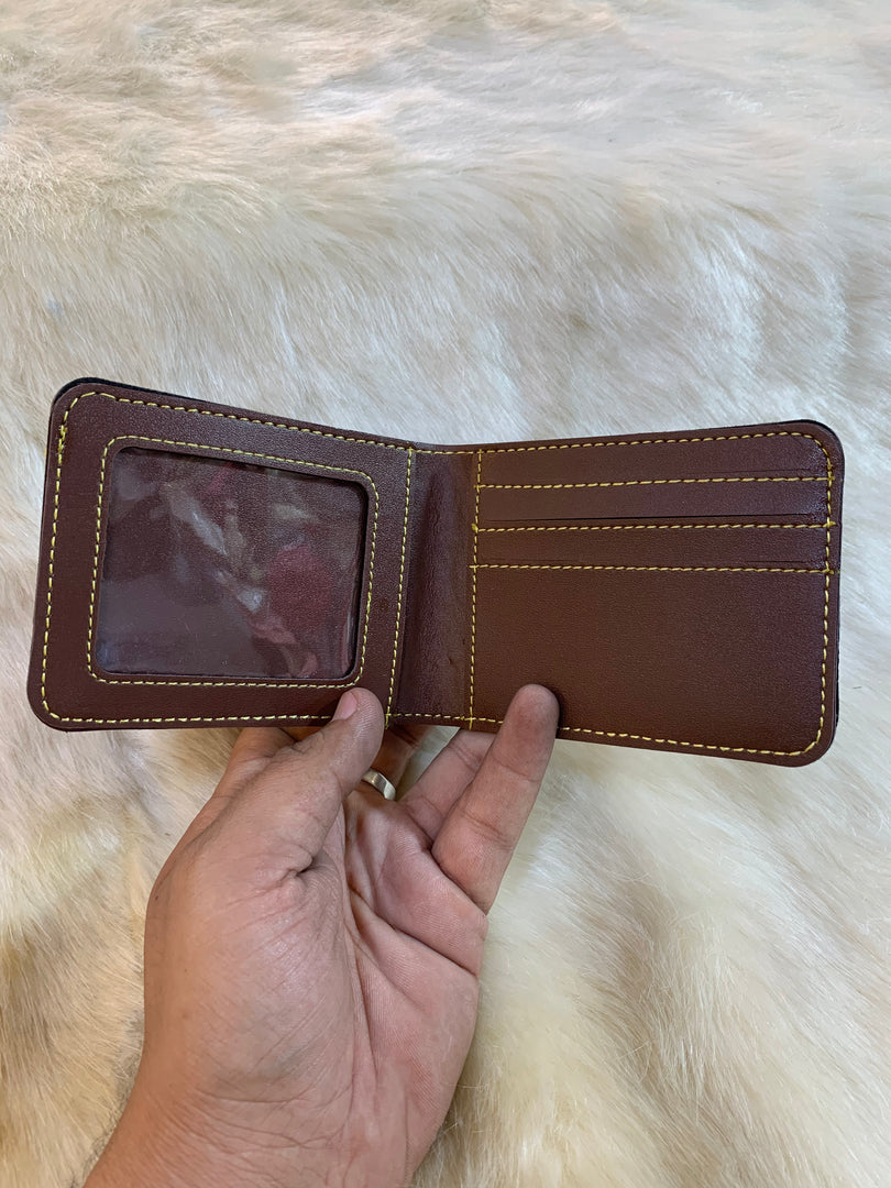 Premium Leather Men’s Short Wallet | Compact Bi-Fold Wallet with Card Slots