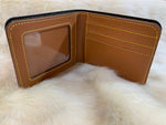 Load image into Gallery viewer, Premium Leather Men’s Short Wallet | Compact Bi-Fold Wallet with Card Slots