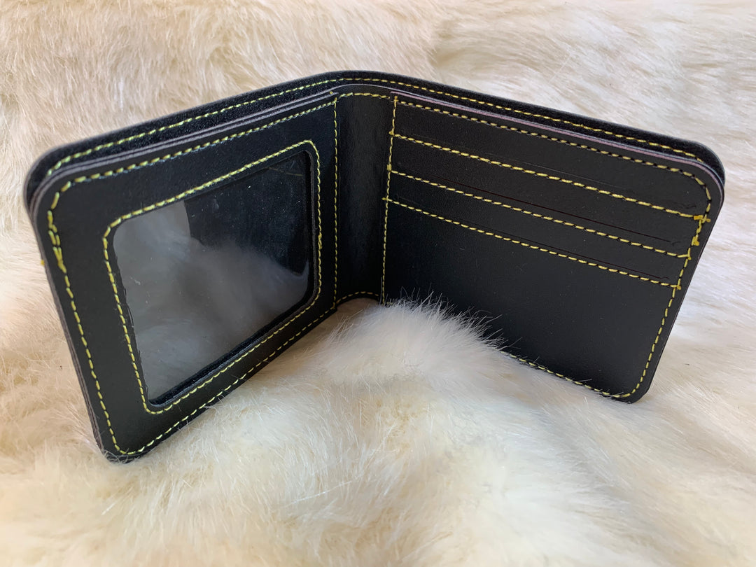 Premium Leather Men’s Short Wallet | Compact Bi-Fold Wallet with Card Slots