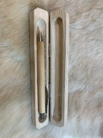 Load image into Gallery viewer, Premium Wooden Pen with proper Finish with Wooden Case| Custom Name Engraving Gift (Copy)