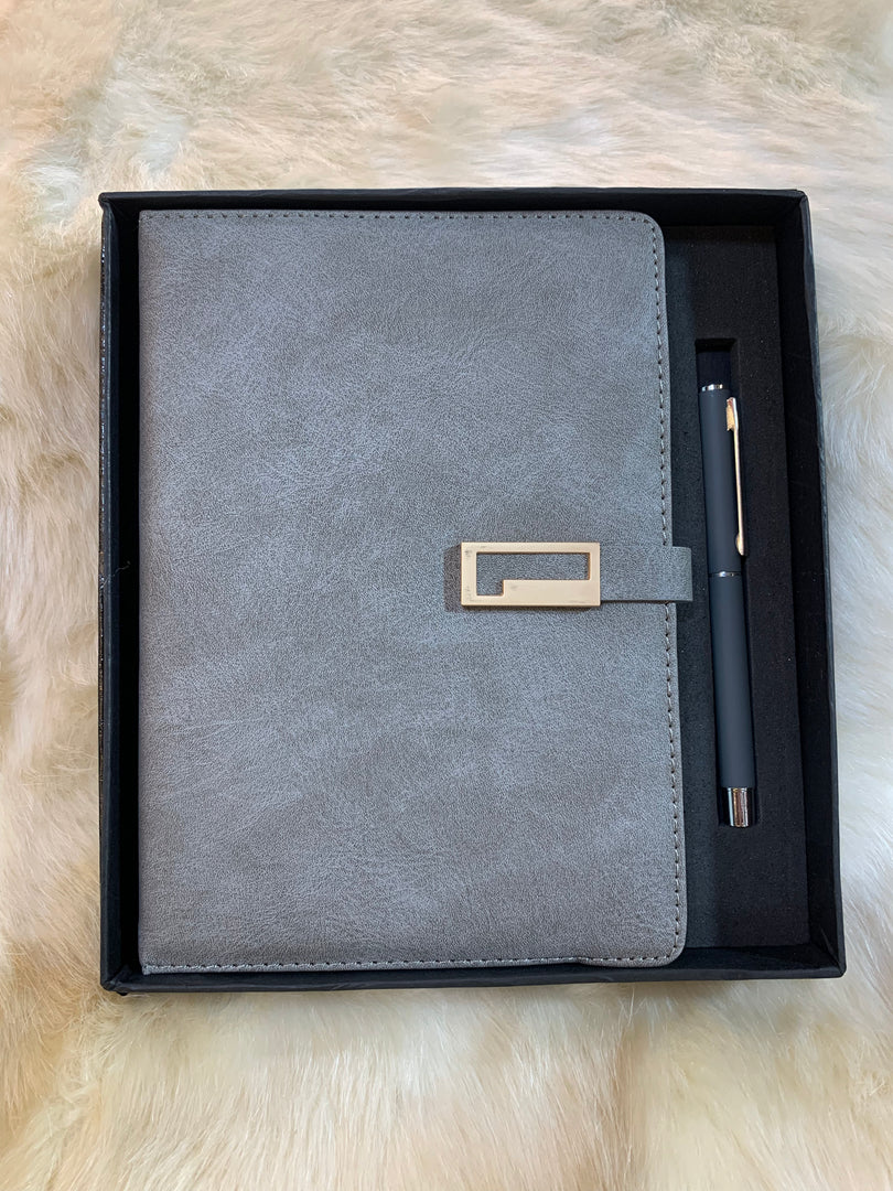 Premium Leather Diary Notebook | Elegant Personal & Corporate Gift Journal