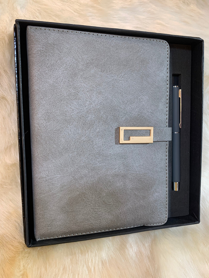 Premium Leather Diary Notebook | Elegant Personal & Corporate Gift Journal