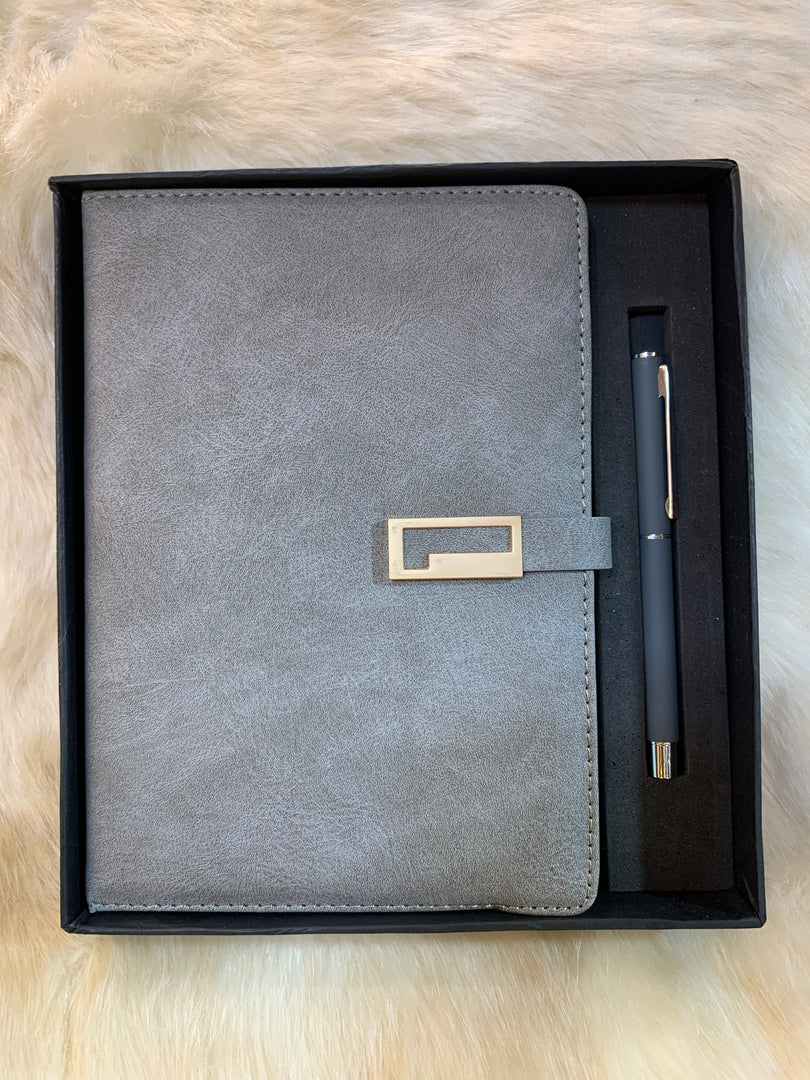 Premium Leather Diary Notebook | Elegant Personal & Corporate Gift Journal