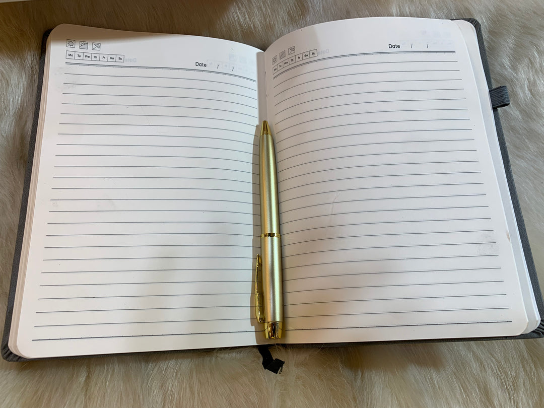 Premium Leather Diary Notebook | Elegant Personal & Corporate Gift Journal