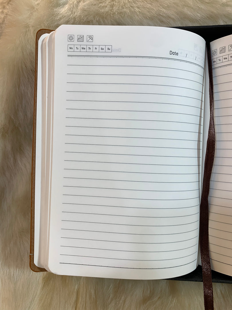 Premium Leather Diary Notebook | Elegant Personal & Corporate Gift Journal
