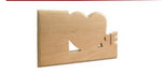 Load image into Gallery viewer, Custom Engraved Wooden Love Plaque with Photo &amp; Message